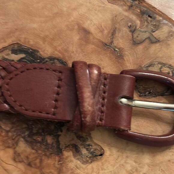 Vintage Talbots Braided Leather Belt - M - Picture 8 of 9